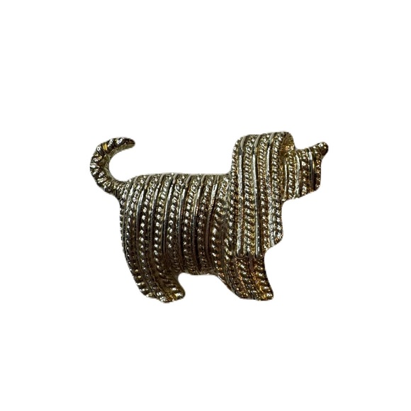Sarah Coventry Shaggy Dog Brooch - Picture 1 of 3